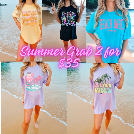 2 FOR $35 SUMMER COMFORT COLORS GRAB BAG