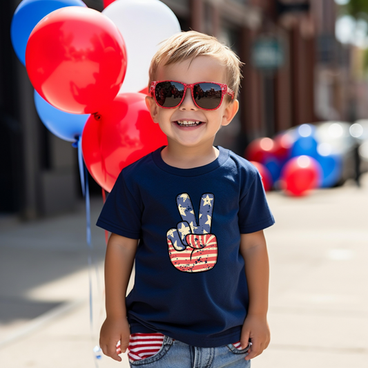 Patriotic Peace Tee