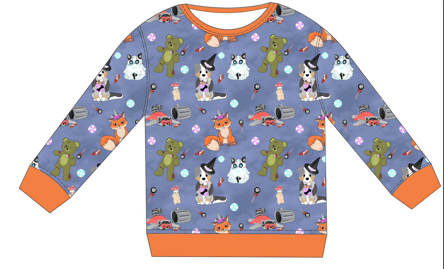 Spooky Critters Crewneck Sweater