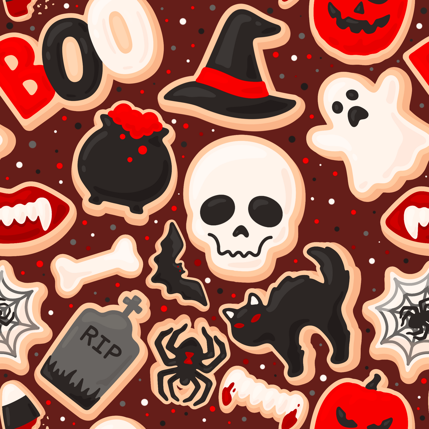 Spooky Soiree Zippered Footie