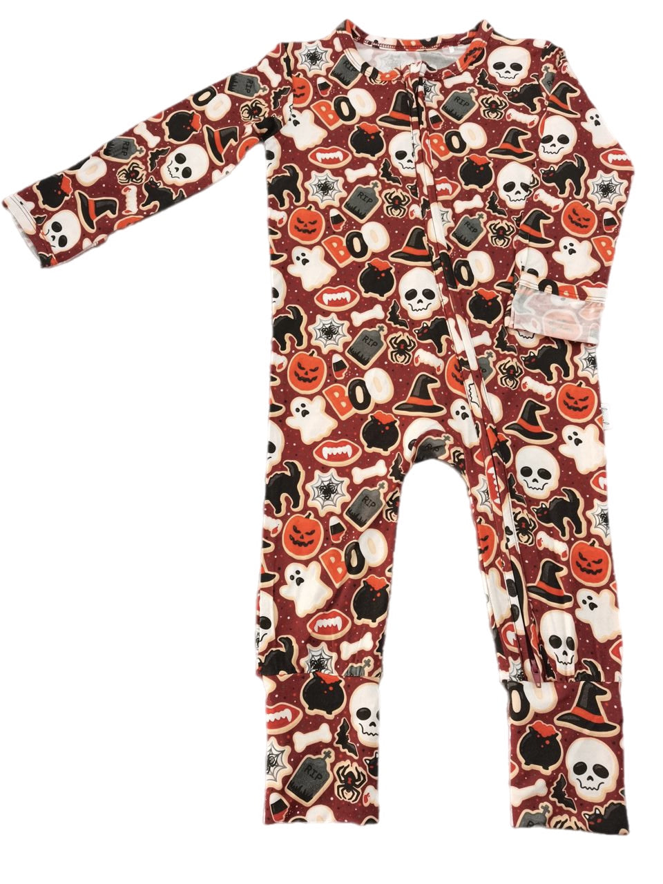 Spooky Soiree Zippered Footie